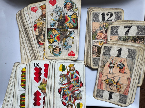 Antike kartenspiele 1900 - antike,
