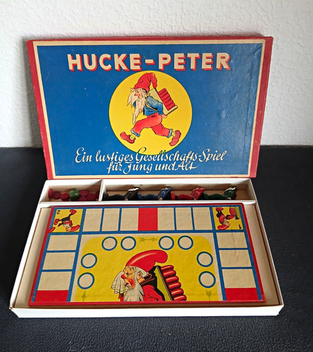 Antik brettspiel hucke - brettspiel,