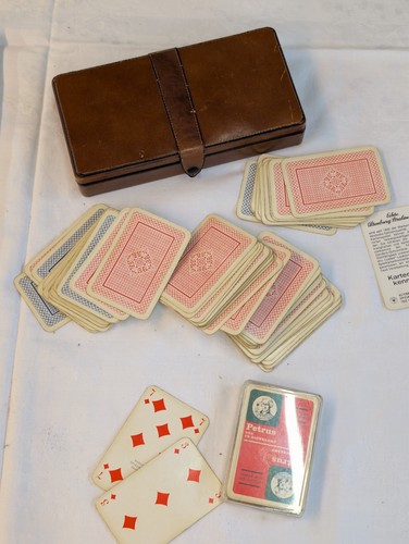 Antikes spielkartenset - antikes,