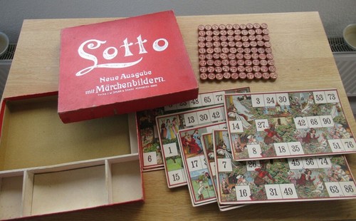 Altes spiel lotto mit - altes,