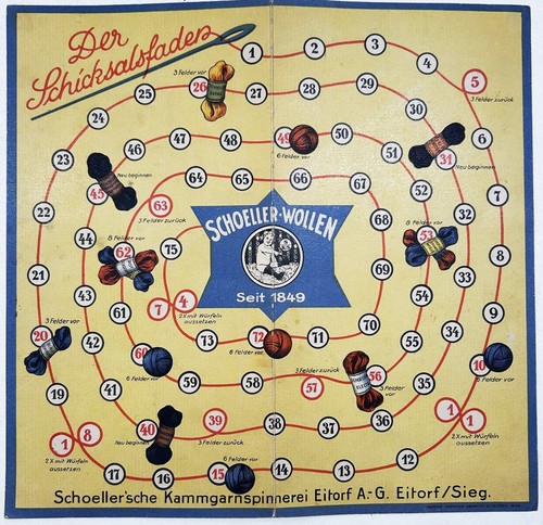 Würfelspiel reklame schoeller - würfelspiel,
