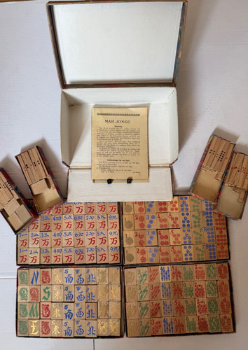 Mahjong set mah jongg spiel - mahjong,