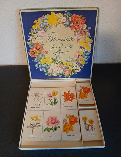 Antik blumenlotto lotto - , spiel