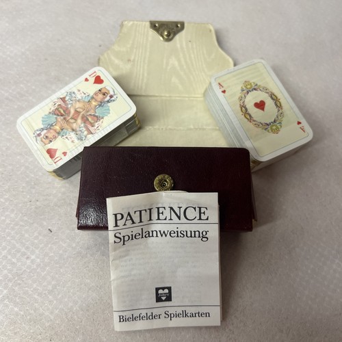 Patience miniatur spielkarten - patience,