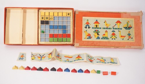 Antikes kinderspiel legespiel - kinderspiel,