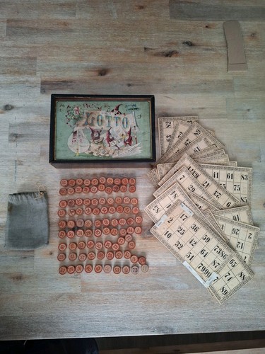 Antikes lotto spiel 1900 - um,