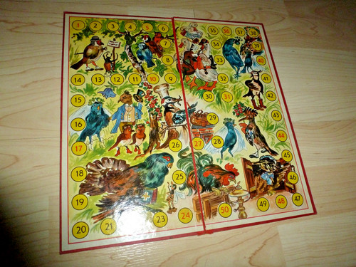 Altes spielbrett vogelhochzeit - altes,
