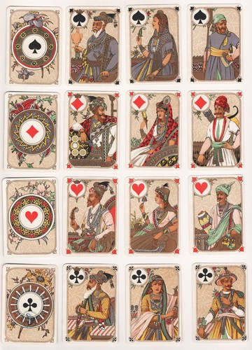 Spielkarten cartes indiennes - cartes,