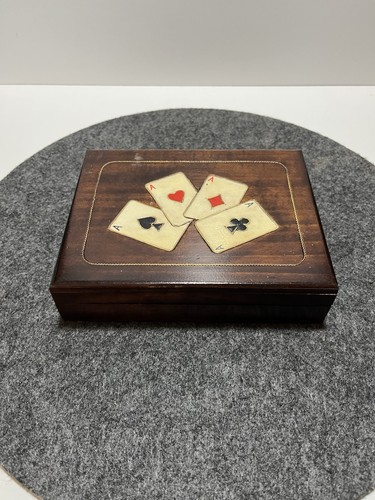 Vintage spielkarten box - vintage,