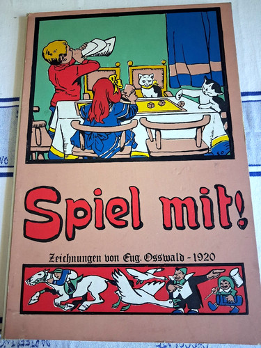 Altes brettspielbuch spiel - altes,