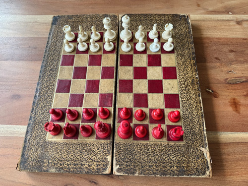 Schachspiel antik 1880 - schachspiel,