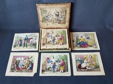 Antik Spiel Holzwürfel Puzzle