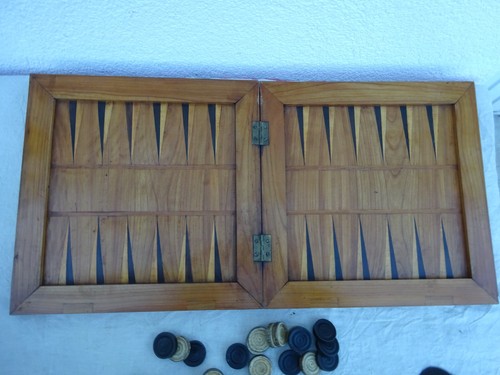 Altes backgammon dame mühle - altes,