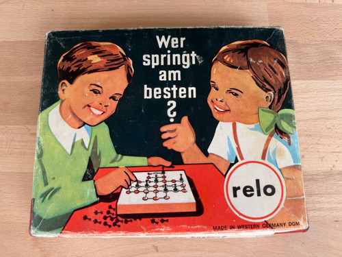 Vintage spiel wer springt - vintage,