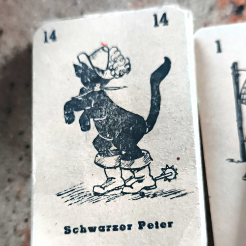 Schwarzer peter kartenspiel - peter,