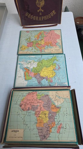 Antikes puzzle spiel aus holz - spiel,