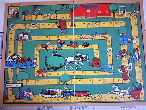 Altes brettspielbuch spiel - altes,