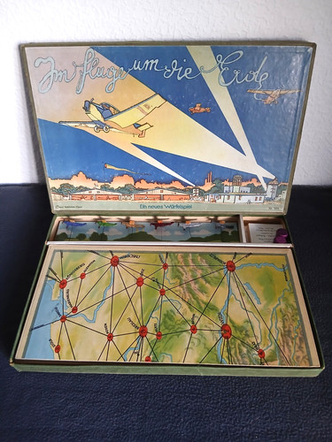Antik brettspiel fluge um - fluge,