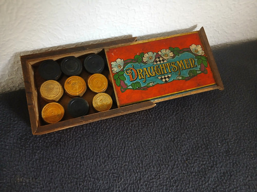 Antik draughtsmen dame - ,