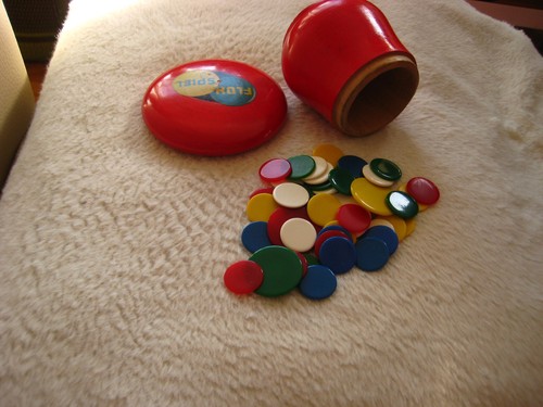 Flohspiel holz pilz dose mit - flohspiel,