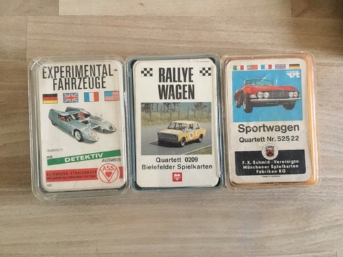 Auto quartett 70er konvolut - 3,